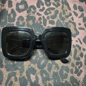 Authentic Gucci Oversized Square Sunglasses